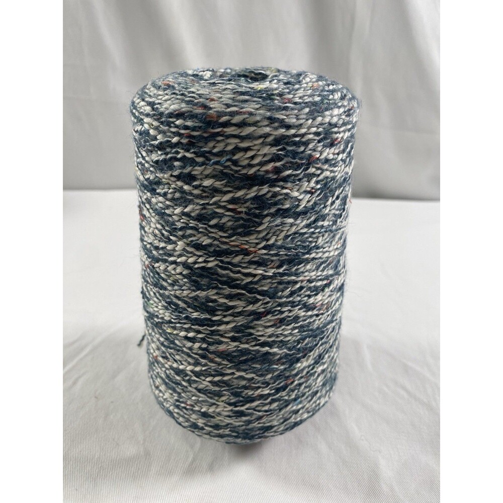 Cone Yarn Spool Yarn Green White Mix 330g Net Weight #716